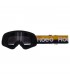 ROEG PERUNA YELLOW STRIPE GOGGLE SCHWARZ UND GELB/BLAUES BAND