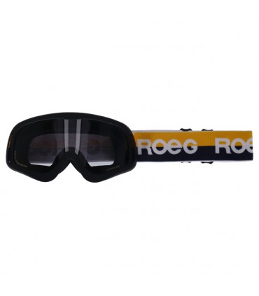 ROEG PERUNA YELLOW STRIPE GOGGLE BLACK AND YELLOW/BLUE STRAP