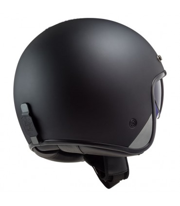 Casco jet LS2 Bob 2 nero opaco