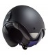 Casco jet LS2 Bob 2 nero opaco