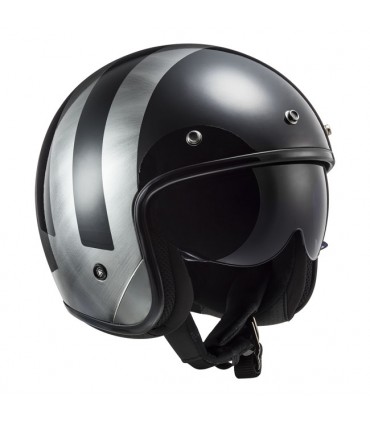 Casque jet LS2 OF601 Bob 2 Lines