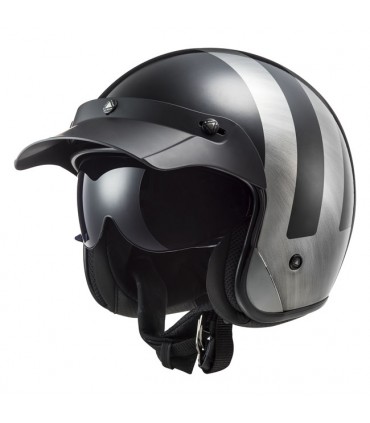 Casco jet LS2 OF601 Bob 2 Lines