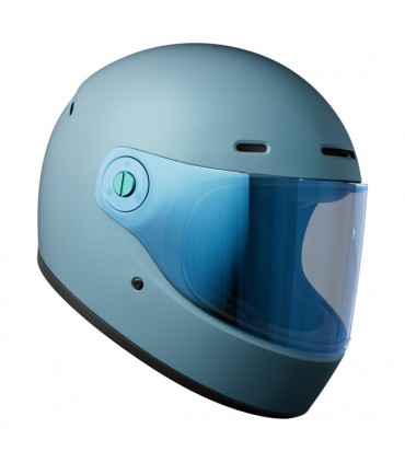 Casque integrale John Doe JD/ONE Frozen Steel blue