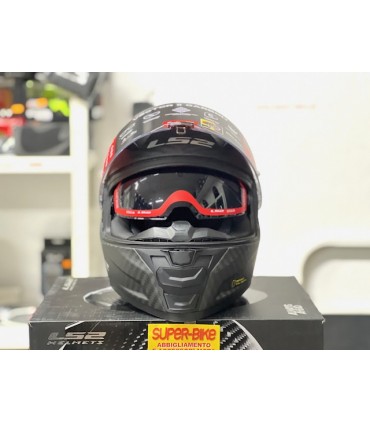 Casco LS2 FF811 Vector 2 carbon opaco