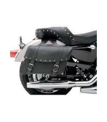 SADDLEMEN Pair saddlebag Synthetic Leather with rvt, 3 sizes