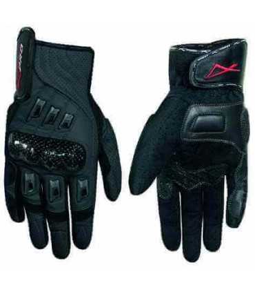 A-Pro Bionic Lederhandschuhe schwarz