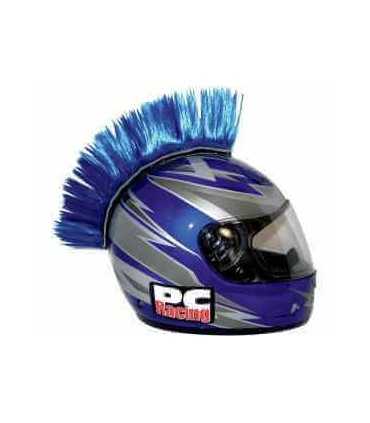 Cresta adesiva per casco blu