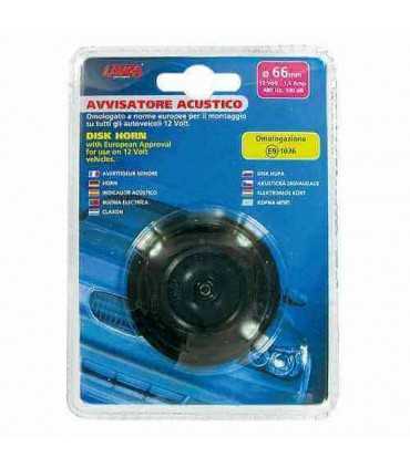 Avvisatore acustico 66 mm, 12V