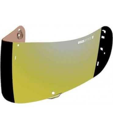 Gold visor for Icon Airmada, Airframe pro, Airform