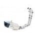 Leovince Yamaha MT-07 (2014-16) Underbody Inox CH+KAT - Full System - Endcap Carbon