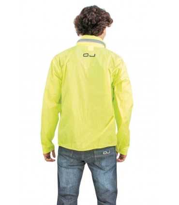 OJ GIACCA IMPERMEABILE ANTIPIOGGIA COMPACT TOP FLUO