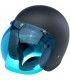 BILTWELL BUBBLE SHIELD blue