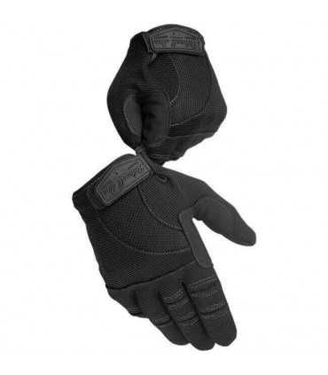 Biltwell schwarz Motorrad Sommer Handschuhe