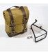 Unit Garage Borsa Laterale canvas beige/marrone + Telaio bmw R Nine-t