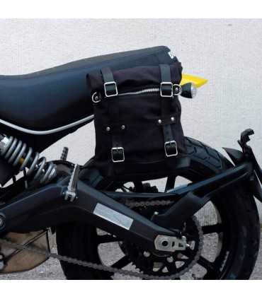 Einheit Garage Seitentasche + Rahmen Ducati Scrambler schwarz