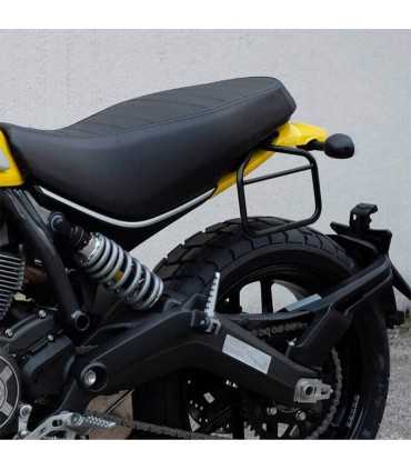 Einheit Garage Seitentasche + Rahmen Ducati Scrambler schwarz