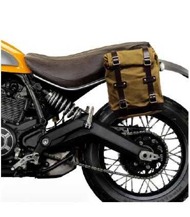 Unit Garage Seitentasche + Rahmen Ducati Scrambler beige/braun