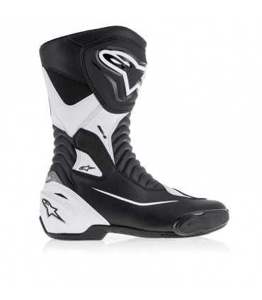 Racing boots Alpinestars Smx-S black white