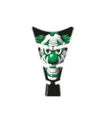 ONEDESIGN UNIVERSAL TANK PAD - GLOSS GREEN/WHITE/BLACK - GREEN CLOWN