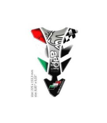 ONEDESIGN UNIVERSAL TANK PAD - GLOSS BLACK/WHITE/RED/GREEN - APRILIA