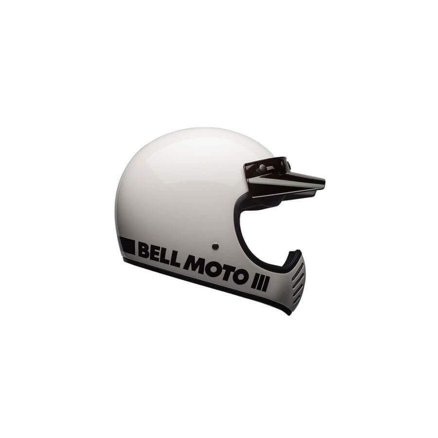 Bell Casco Integrale Moto-3 Bianco