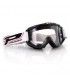 MASCHERA CROSS PROGRIP 3201 RACE LINE OFFROAD NERO LENTI CHIARE