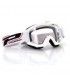 PROGRIP 3201 RACE LINE OFFROAD GOGGLES WHITE LENS CLEAR