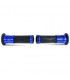 PROGRIP 728 SINGLE DENSITY ROAD GRIPS BLACK/BLUE ANODIZED ALUMINUM