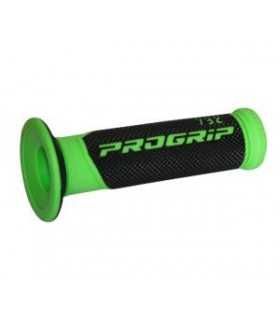 PROGRIP 732 DOUBLE DENSITY ROAD GRIPS NERO/FLUO VERDE