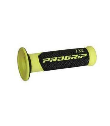 PROGRIP 732 DOUBLE DENSITY ROAD GRIPS BLACK/FLUO YELLOW