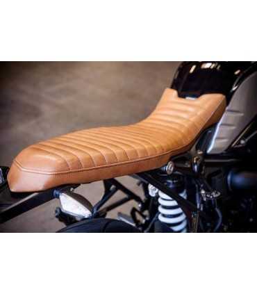 RSD BMW R Nine T (2014-20) cuir Flat Out Enzo Seat marron