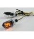 PAIRS LED CLEAR - LENS TURN SIGNAL MINI/ BLACK APPROVED