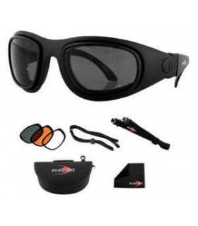 BOBSTER SPORT AND STREET 2 SUNGLASSES CONVERTIBLE MOTORCYCLE EYES