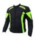 Veste motoPrexport Oasy impermeable noir jaune