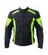 Motorradjacke In Prexport Oasy Stoff Schwarz Gelb Fluo