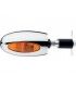 COPPIA HALOGEN BL 1000 LE BLINKERD ZUGELASSENES VERCHROMTES ORANGENGLASIONE