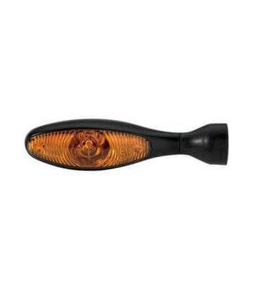 Kellermann MICRO 1000 DARK LED TURN REAR BLACK WITH ORANGE LENS HOMOLOGATED