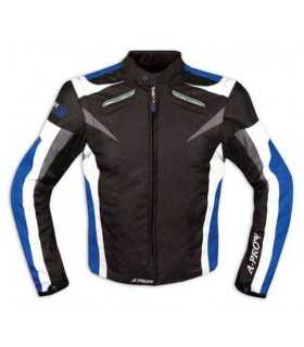 A-Pro Ace Motorradjacke blau