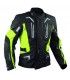 Motorradjacke A-PRO Tesla waterproof schwarz gelb