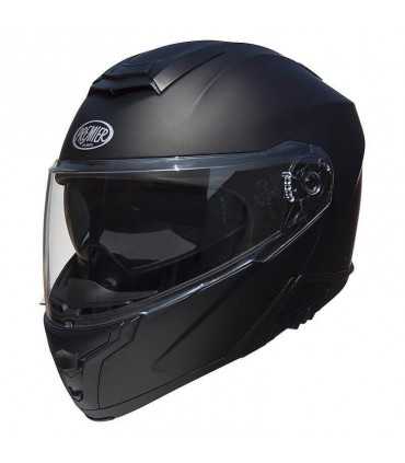 Casco Moto Modulare Doppia Visiera Premier Genius U9 BM Nero Opaco