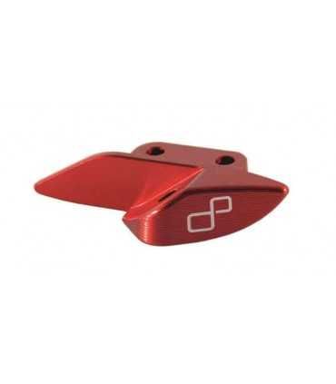 LIGHTECH ADATTATORI PER SPECCHIETTI IN ALLUMINIO CON ATTACCO A CARENA PER YAMAHA T-MAX 530 2012/2016 ROSSO