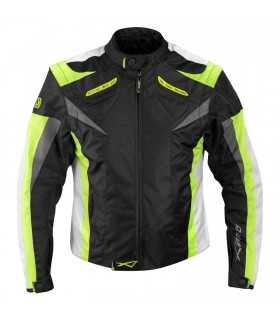 Veste moto A-Pro Ace noir jaune