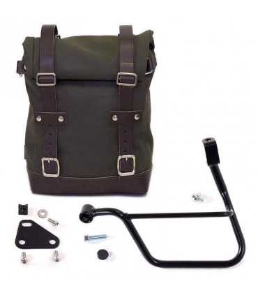 UNIT GARAGE SIDE PANNIER CANVAS + LEFT SUBFRAME TRIUMPH THRUXTON