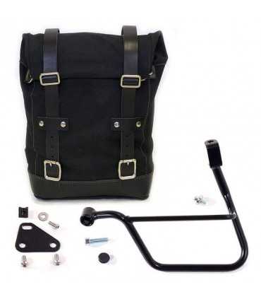 UNIT GARAGE SIDE PANNIER CANVAS + LEFT SUBFRAME TRIUMPH THRUXTON