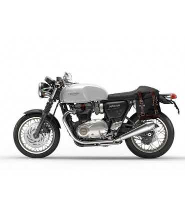 UNIT GARAGE SIDE PANNIER CANVAS + LEFT SUBFRAME TRIUMPH THRUXTON