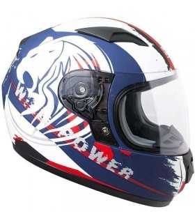 CASQUE MOTO POUR ENFANT CGM 215G Lucky Wild bleu matt