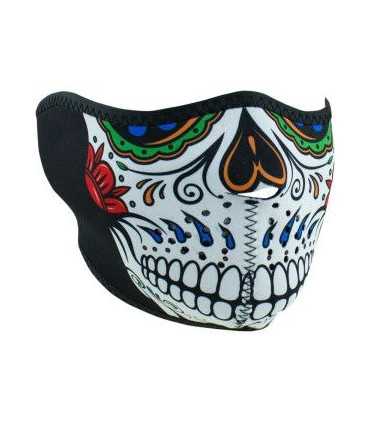 ZAN HALF MASK MUERTE SKULL