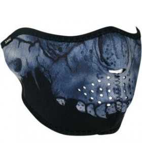 ZAN HALF MASK MIDNIGHT SKULL