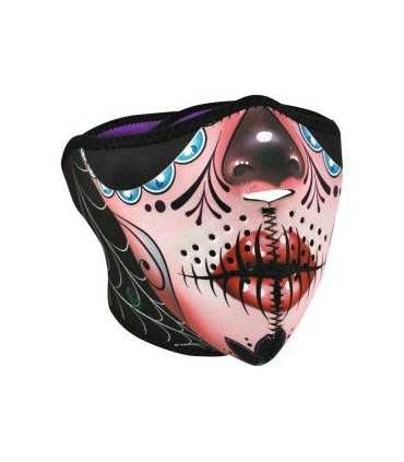 ZAN HALF MASK SUGAR SKULL