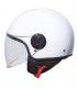 Casco moto Jet One Con Visiera Lift bianco